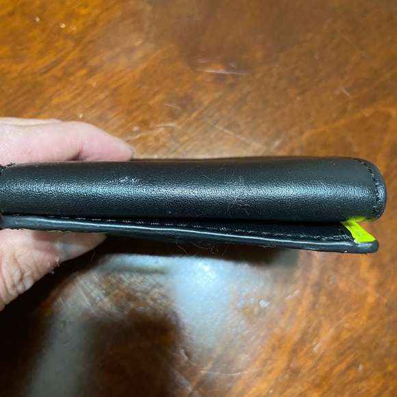 Neon & Black MK wallet - Picture 3 of 5